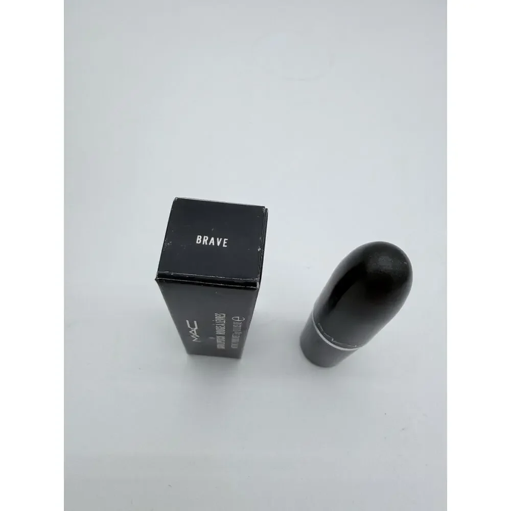 Mac Satin Lipstick Brave NIB 3g 0.1oz Brand New in Box